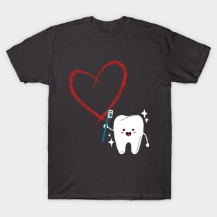 Love That Sparkle: Brushing Hearts Clean T-Shirt